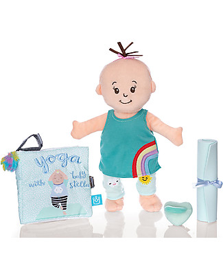 Manhattan toy Bambola Wee Baby Stella - Yoga - 30 cm Small Bambole