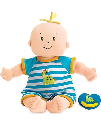 Manhattan toy Bambolotto Baby Fella con Abiti e Ciuccio Magnetico - 38 cm Bambole