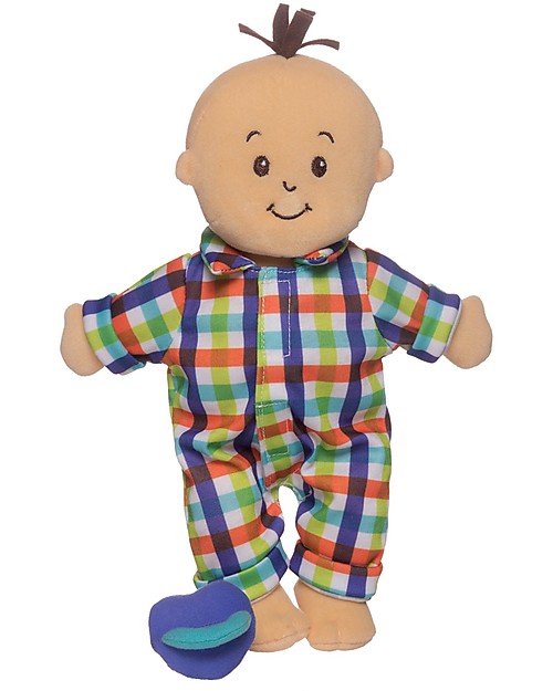Manhattan toy Bambolotto Wee Baby Fella con Ciuccio Magnetico e Pigiama - 30 cm Small Bambole