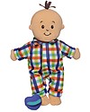 Manhattan toy Bambolotto Wee Baby Fella con Ciuccio Magnetico e Pigiama - 30 cm Small Bambole