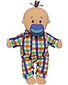 Manhattan toy Bambolotto Wee Baby Fella con Ciuccio Magnetico e Pigiama - 30 cm Small Bambole