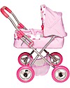 Manhattan toy Carrozzina per Bambola Baby Stella, Rosa - 56 x 54 x 37 cm Carrozzine per Bambole