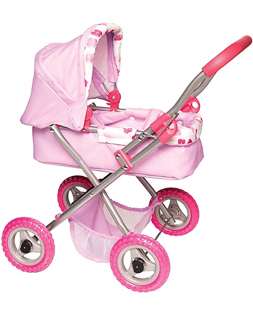 Manhattan toy Carrozzina per Bambola Baby Stella, Rosa - 56 x 54 x 37 cm Carrozzine per Bambole