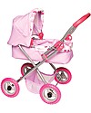 Manhattan toy Carrozzina per Bambola Baby Stella, Rosa - 56 x 54 x 37 cm Carrozzine per Bambole
