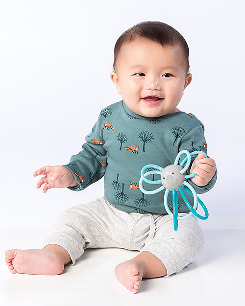 Manhattan toy Massaggiagengive Refrigerante e Calmante, Elefante Zoo Massaggiagengive