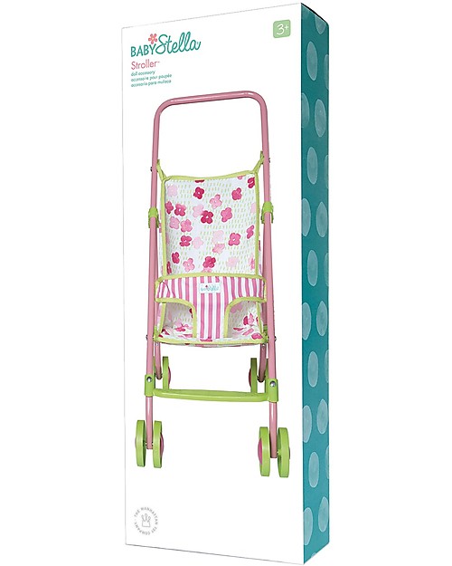 Manhattan toy Passeggino per Bambola Baby Stella, Floreale Carrozzine per Bambole