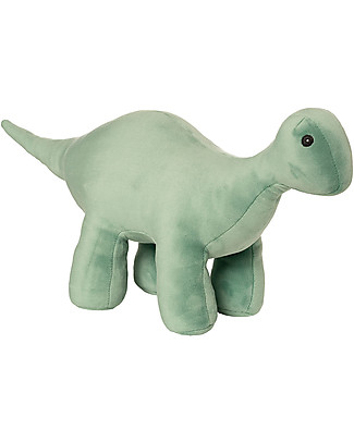 Manhattan toy Peluche Brontosauro - Velluto di Cotone - Lungo Quasi 50 cm! Peluche