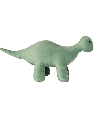 Manhattan toy Peluche Brontosauro - Velluto di Cotone - Lungo Quasi 50 cm! Peluche