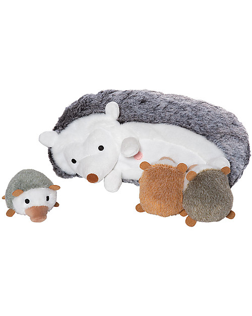 Manhattan toy Peluche di Riccio con i Cuccioli - Gioco Magnetico -  25 cm Peluche