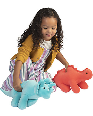Manhattan toy Peluche Stegosauro - Velluto di Cotone - Lungo 40 cm! Peluche