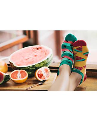 Many Mornings Calzini Corti - Watermelon Splash - Cotone Pettinato Calzini