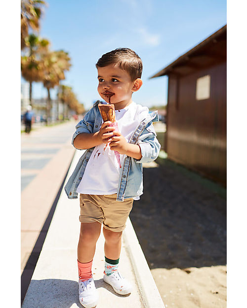 Many Mornings Calzini per Bambini - Frutti di Mare - Cotone Pettinato Calzini