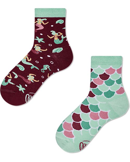 Many Mornings Calzini per Bambini - Mystic Mermaid - Cotone Pettinato Calzini