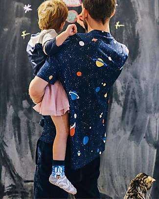 Many Mornings Calzini per Bambini - Space Trip - Cotone Pettinato Calzini