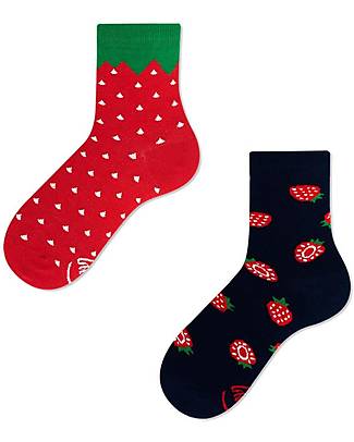 Many Mornings Calzini per Bambini - Strawberries - Cotone Pettinato Calzini