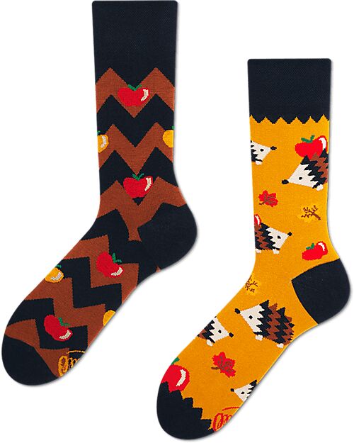 Many Mornings Calzini Regular - Apple Hedgehog - Cotone Pettinato Calzini