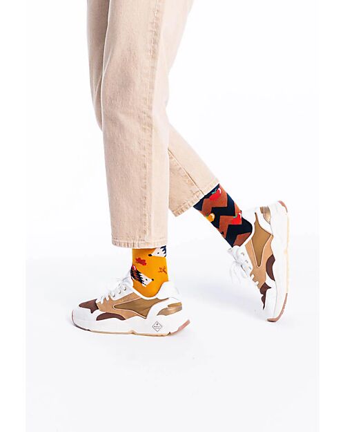 Many Mornings Calzini Regular - Apple Hedgehog - Cotone Pettinato Calzini