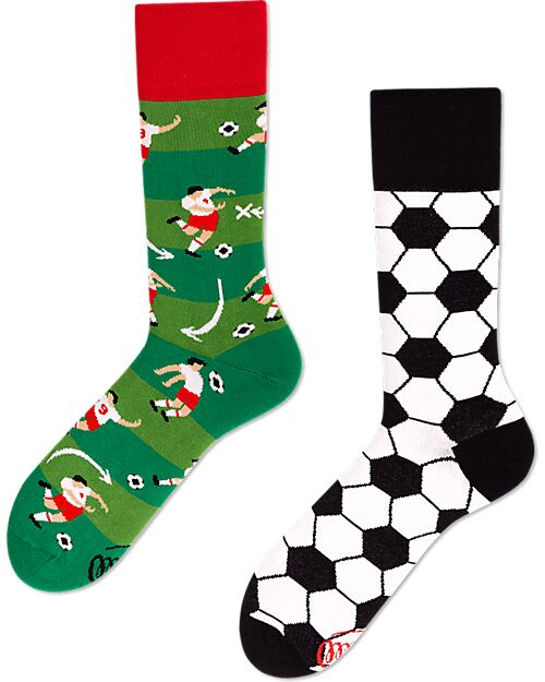 Many Mornings Calzini Regular - Football Fan - Cotone Pettinato Calzini