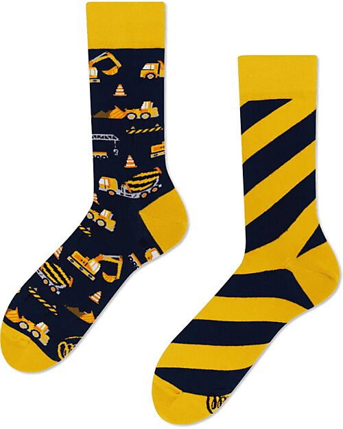 Many Mornings Calzini Regular - The Builder - Cotone Pettinato Calzini