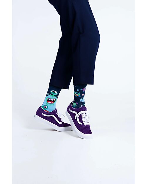 Many Mornings Calzini Regular - The Monsters - Cotone Pettinato Calzini