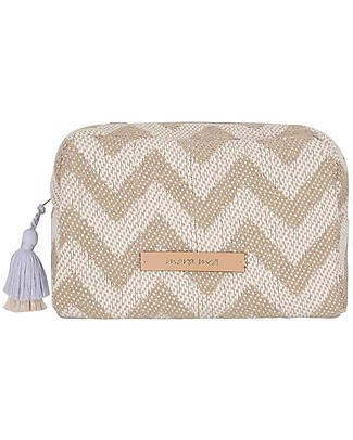 Mara Mea Beautycase Ocean-Tumbled - Beige/Bianco Borse Cambio e Accessori