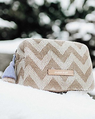 Mara Mea Beautycase Ocean-Tumbled - Beige/Bianco Borse Cambio e Accessori