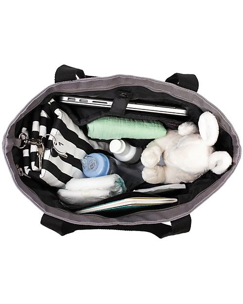 Mara Mea Borsa Fasciatoio 4 in 1 Noisy Sea - Blu e Bianco - Cotone Impremeabilizzato Borse Cambio