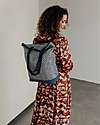 Mara Mea Borsa Fasciatoio 4 in 1 Noisy Sea - Blu e Bianco - Cotone Impremeabilizzato Borse Cambio