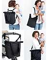 Mara Mea Borsa Fasciatoio 4 in 1 Noisy Sea - Blu e Bianco - Cotone Impremeabilizzato Borse Cambio