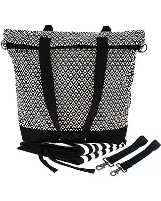 Mara Mea Borsa Fasciatoio 4 in 1 Road Trip - Cotone impermeabilizzato (multifunzionale & multitasche) Borse Cambio e Accessori