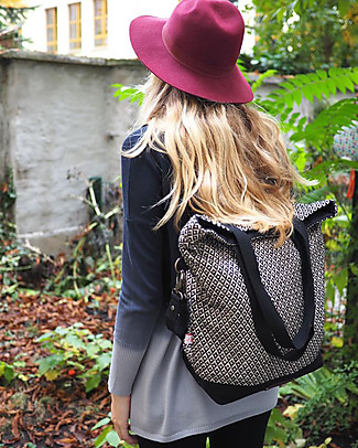 Mara Mea Borsa Fasciatoio 4 in 1 Road Trip - Cotone impermeabilizzato (multifunzionale & multitasche) Borse Cambio e Accessori