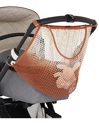 Mara Mea Borsa in Rete per Passeggino Beach Strolls - Ruggine Dip Dye - 100% cotone Accessori