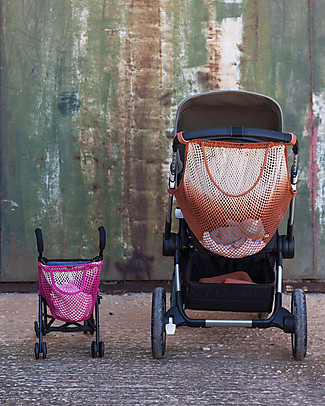 Mara Mea Borsa in Rete per Passeggino Beach Strolls - Ruggine Dip Dye - 100% cotone Accessori