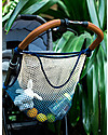Mara Mea Borsa in Rete per Passeggino Deep Ocean, Blue Dip Dye - 100% cotone Borse e Organizer