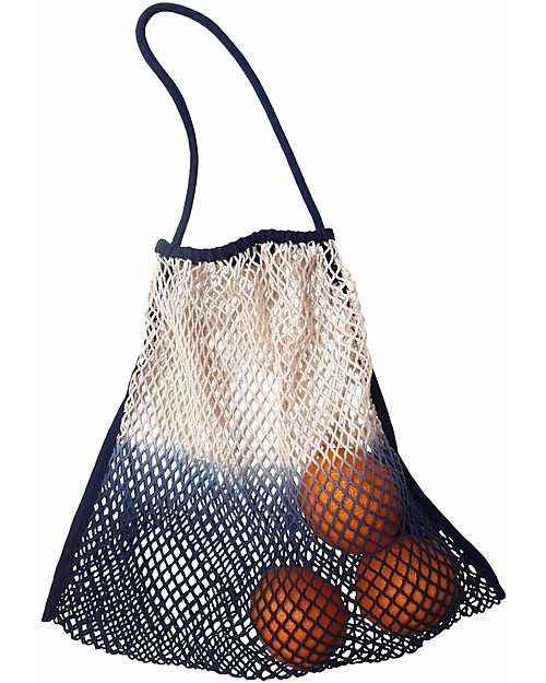 Mara Mea Borsa in Rete per Passeggino Deep Ocean, Blue Dip Dye - 100% cotone Borse e Organizer