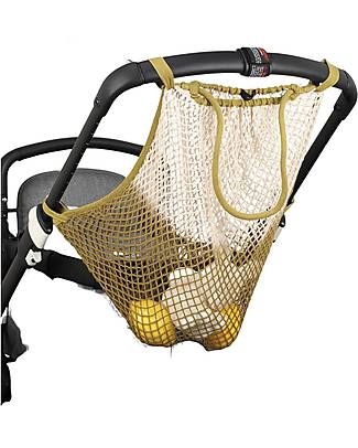 Mara Mea Borsa in Rete per Passeggino - Exotic Vibes - Moss Dip Dye - 43 x 38 cm - 100% Cotone Accessori Vari
