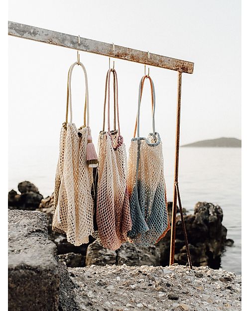 Mara Mea Borsa in Rete per Passeggino Magic Moment - Panna - 100% cotone Borse e Organizer