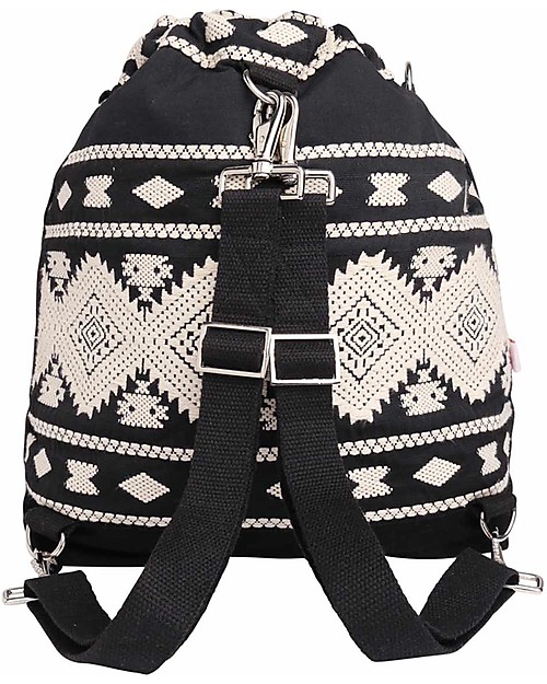 Mara Mea Borsa Zaino Cambio a Secchiello 3-in-1 Black Sky - Cotone Zaini Fasciatoio