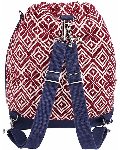 Mara Mea Borsa Zaino Cambio a Secchiello 3-in-1 Camel Ride - Cotone Zaini Fasciatoio