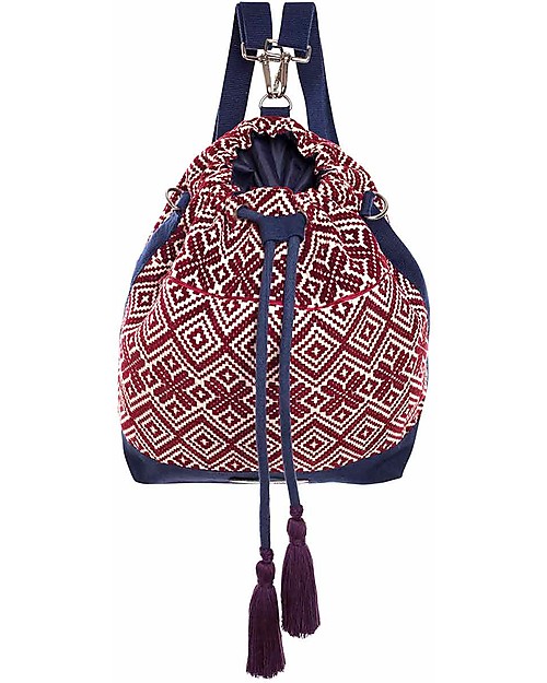 Mara Mea Borsa Zaino Cambio a Secchiello 3-in-1 Camel Ride - Cotone Zaini Fasciatoio