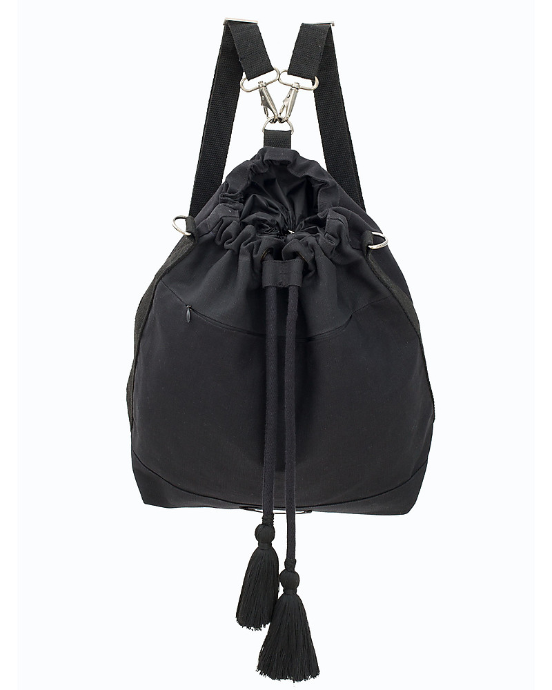 Mara Mea Borsa Zaino Cambio a Secchiello 3-in-1 Gypsetter Nero - Cotone  impermeabilizzato donna