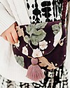 Mara Mea Borsetta a Tracolla Bimba Tassel Tale - Melanzana - Cotone Trousse e Pochette
