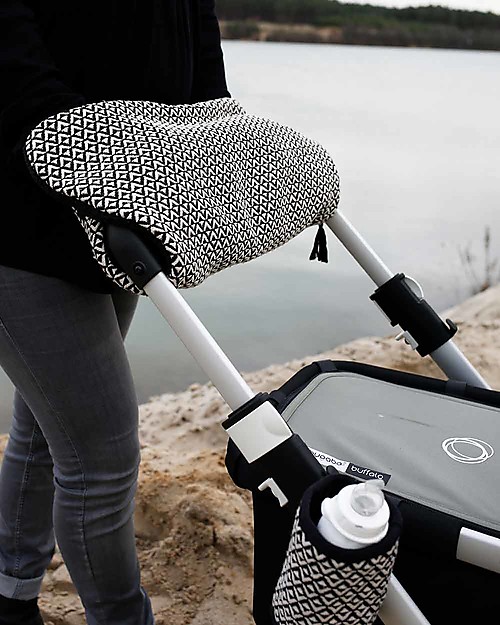 Mara Mea Manicotto Scaldamani Universale - Bianco e Nero Accessori Vari