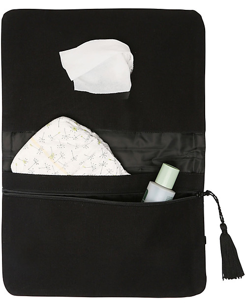 Mara Mea Pochette Porta Pannolini Coming Storm - Nero - Cotone Trousse e Pochette