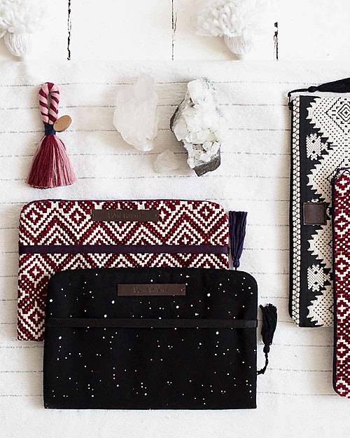 Mara Mea Pochette Porta Pannolini Coming Storm - Nero - Cotone Trousse e Pochette