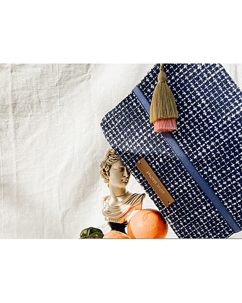 Mara Mea Pochette Porta Pannolini - Medlar Tarte - Verde Salvia - 26 x 18 cm - 100% Cotone Trousse e Pochette