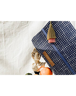 Mara Mea Pochette Porta Pannolini - Medlar Tarte - Verde Salvia - 26 x 18 cm - 100% Cotone Trousse e Pochette