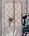 Mara Mea Pochette Porta Pannolini Mosaic Mind - Beige/Bianco - Cotone Trousse e Pochette