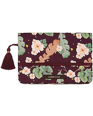 Mara Mea Pochette Porta Pannolini Natural Boost - Melanzana - Cotone Trousse e Pochette
