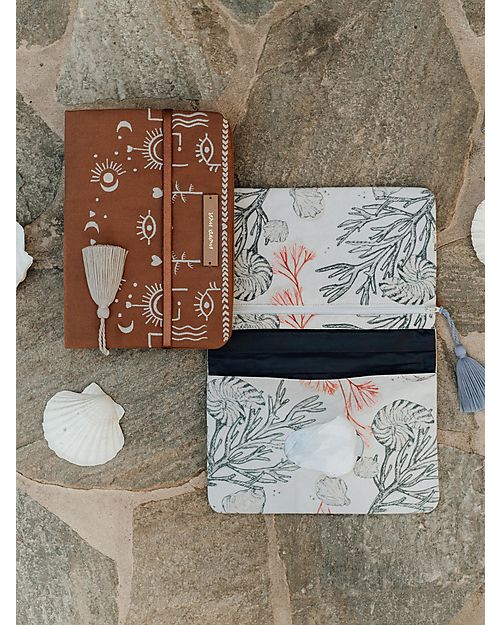 Mara Mea Pochette Porta Pannolini - Soft Wave - Cotone Trousse e Pochette